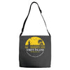 amity island jaws inspired movie shark printed Adjustable Strap Totes