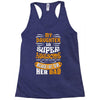 My Daughter Super Awesome Dad Racerback Tank