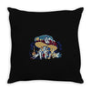 stoned in wonderland Throw Pillow