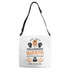 halloween warrior Adjustable Strap Totes
