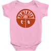 demented are go band logo screen printed Baby Bodysuit