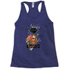 who loves bassets Racerback Tank