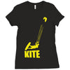 kite kitesurfen kiteboarden fun extremsport top Ladies Fitted T-Shirt