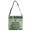 Leo Woman Adjustable Strap Totes