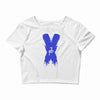 jake paul x blue Crop Top