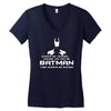 always be yourself, unless you can be batman funny Women's V-Neck T-Shirt