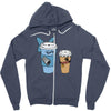 think of a wonderful thought Zipper Hoodie