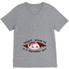 September Peeking Out Asian Baby Girl V-Neck Tee