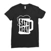 Saturday Beer Ladies Fitted T-Shirt
