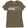 sarcasm loading Ladies Fitted T-Shirt