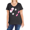 Creating a Little Disney Magic Baby Girl Ladies Curvy T-Shirt
