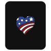 disstressed america flag heart Mousepad