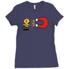 khaki chick magnet Ladies Fitted T-Shirt