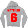 baker mayfield new jersey number Zipper Hoodie
