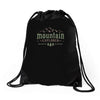 mountain explorer Drawstring Bags