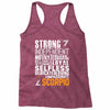Strong Independent Motivated Scorpio Racerback Tank