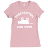 pro cow tipper tipping funny Ladies Fitted T-Shirt