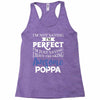 awesome poppa Racerback Tank
