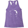 batman vs superman silhouette Racerback Tank