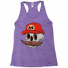 mario skull Racerback Tank