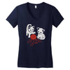 kittens Women's V-Neck T-Shirt