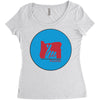 please blu Women's Triblend Scoop T-shirt