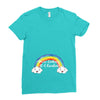 You're Looking At A Rainbow Ladies Fitted T-Shirt