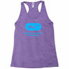 nerdy to the power of awesome Racerback Tank