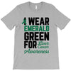i wear emerald green for liver cancer awareness T-Shirt