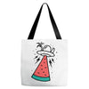 summer alien invasion bright color Tote Bags