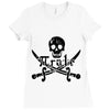pi rate pirate Ladies Fitted T-Shirt