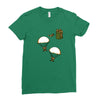 go go go go Ladies Fitted T-Shirt