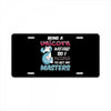 being a unicorn License Plate
