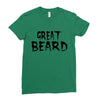 great beard Ladies Fitted T-Shirt