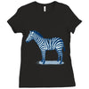 caged Ladies Fitted T-Shirt