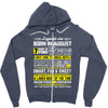 Legends Are Born In August Zipper Hoodie