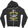 I'm A Proud Dad Of A Freaking Awesome daughter Zipper Hoodie