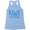 rawr (i'm a dinosaur) Racerback Tank