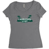 i survived lost Women's Triblend Scoop T-shirt