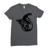 fangs dragon Ladies Fitted T-Shirt