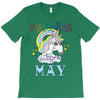 unicorns are born in may cute unicorn T-Shirt