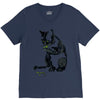 radioactive cat V-Neck Tee