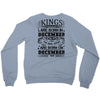 Real Kings Are Born On December 27 Crewneck Sweatshirt