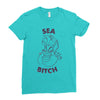 sea bitch Ladies Fitted T-Shirt