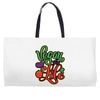 vegan for life Weekender Totes