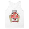 who knows sign language Tank Top