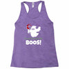 i,m just here for the boos! Racerback Tank