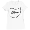 home usa Ladies Fitted T-Shirt