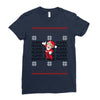 ugly super mario christmas Ladies Fitted T-Shirt