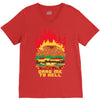 burger fever V-Neck Tee
